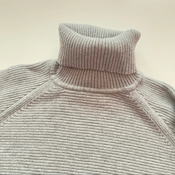 Simply Vera Vera Wang Women’s Side-Tie Ribbed Turtleneck Fall Winter Sweater - Picture 4 of 9